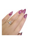 BAGUE STYLE SOLITAIRE DIAMANTS EN OR 18K
