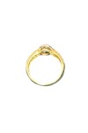 BAGUE STYLE SOLITAIRE DIAMANTS EN OR 18K