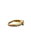 BAGUE STYLE SOLITAIRE DIAMANTS EN OR 18K