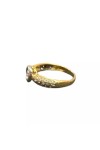 BAGUE STYLE SOLITAIRE DIAMANTS EN OR 18K