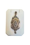 PENDENTIF BROCHE ANCIEN DIAMANTS ÉPOQUE XIX ème EN OR 18K