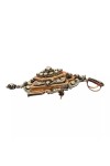 PENDENTIF BROCHE ANCIEN DIAMANTS ÉPOQUE XIX ème EN OR 18K